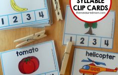 Fun Syllable Count Activity - The Measured Mom | Free Printable Syllable Worksheets For Kindergarten