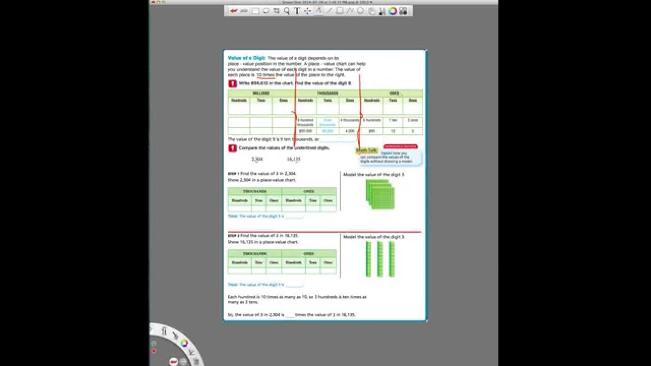 Go Math 4Th Grade Lesson 1.1 Second Video - Youtube | Go Math 4Th Grade Printable Worksheets