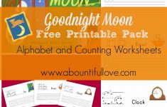 Goodnight Moon Free Printable Pack - A Bountiful Love | Goodnight Moon Printable Worksheets