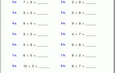 Grade 4 Multiplication Worksheets | 4Th Grade Printable Multiplication Worksheets
