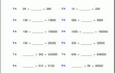 Grade 5 Multiplication Worksheets | 5Th Grade Math Multiplication Worksheets Printable