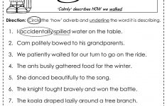 Grade 6 Printable Worksheets Beautiful Grade 6 English Worksheets | Free Printable Worksheets On Adverbs For Grade 5