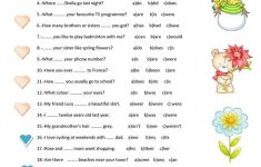 Grammar Test Worksheet - Free Esl Printable Worksheets Made - Free | Test Worksheets Printable