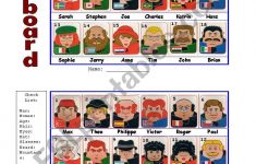 Guess Who Board Game - Esl Worksheetportugal | Guess Who Printable Worksheets