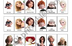 Guess Who Game Disney Pixar - Esl Worksheetlaetimag | Guess Who Printable Worksheets
