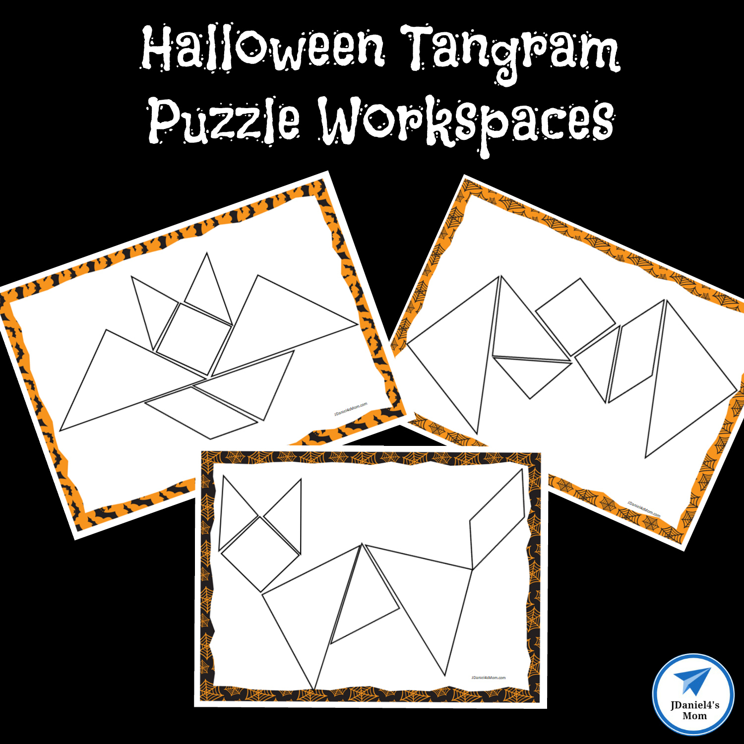 Halloween Themed Printable Tangram Puzzles - Jdaniel4S Mom | Printable Tangram Worksheets