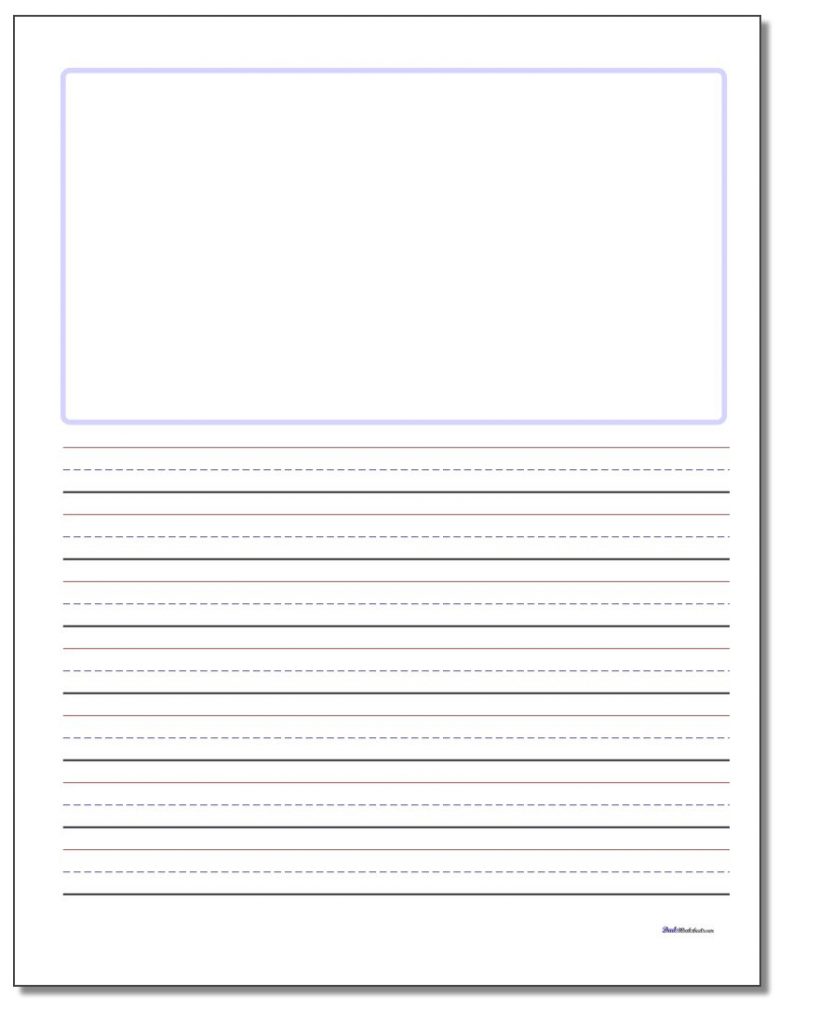 Handwriting Paper | Printable Blank Handwriting Worksheets - Lexia's Blog