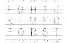 Handwriting Practice Worksheet - Free Kindergarten English Worksheet | Alphabet Practice Worksheets Printable