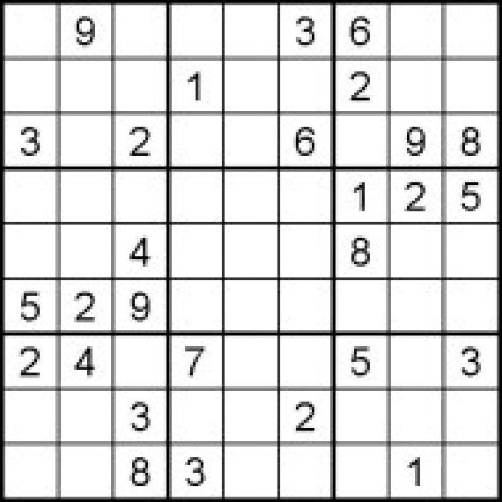 Sudoku Puzzles Royalty Free Vector Image Vectorstock Printable Multi 