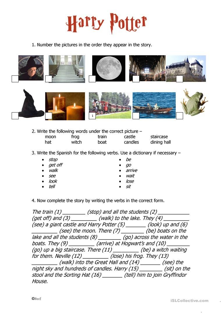 Harry Potter Printable Worksheets Lexia #39 s Blog