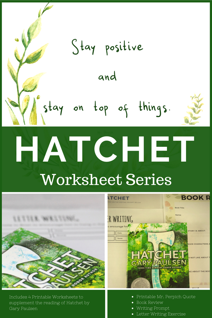 Hatchet Book Review And Worksheets - Geez, Gwen! | Hatchet Worksheets Printable