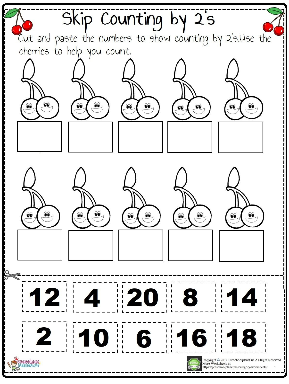 math counting worksheets for kindergarten