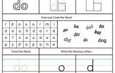 High-Frequency Word Do Printable Worksheet | Myteachingstation | Printable Sight Word Worksheets