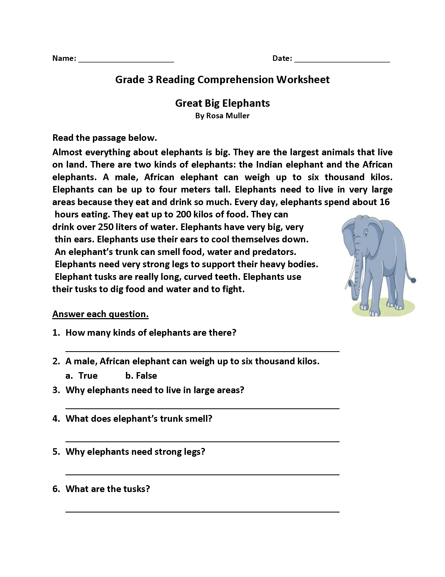 Homework Sheets Grade 3 Reading | Learning Printable | Reading | Printable Comprehension Worksheets For Grade 3