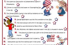 How Much Do You Know About The Usa? - Quiz Worksheet - Free Esl | Usa Worksheets Printables