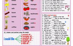 How Much? How Many? Worksheet - Free Esl Printable Worksheets Made | How Many How Much Worksheets Printable