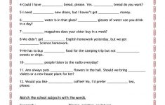 How Much, Many, Some &amp; Any Worksheet - Free Esl Printable Worksheets | How Many How Much Worksheets Printable