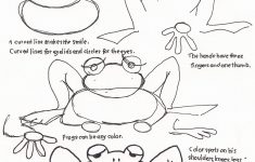 How To Draw Worksheets For The Young Artist: How To Draw A Frog | The Frog Prince Worksheets Printable