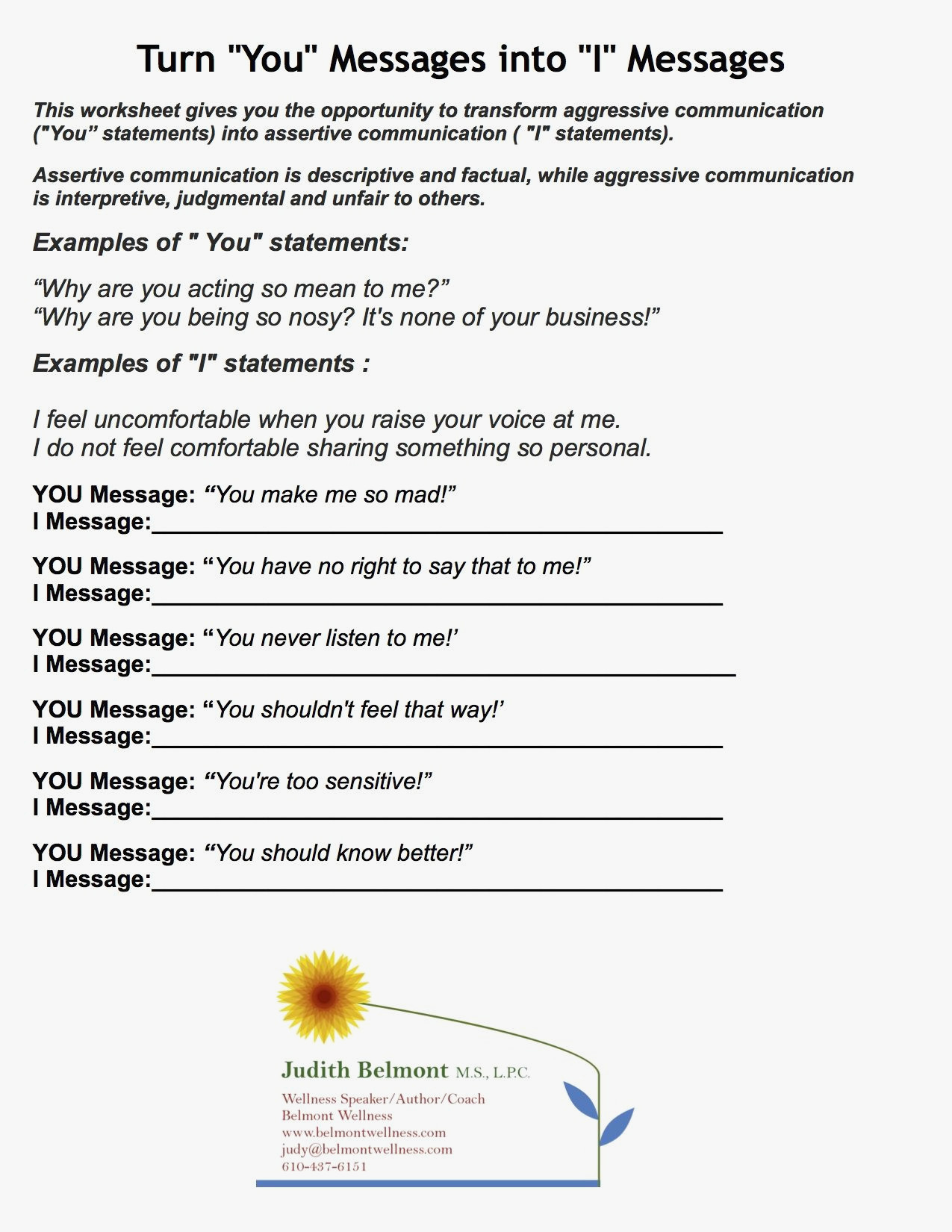 healthy-communication-worksheet