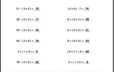 If You Are Looking For Order Of Operations Worksheets That Test Your | Printable Pemdas Worksheets