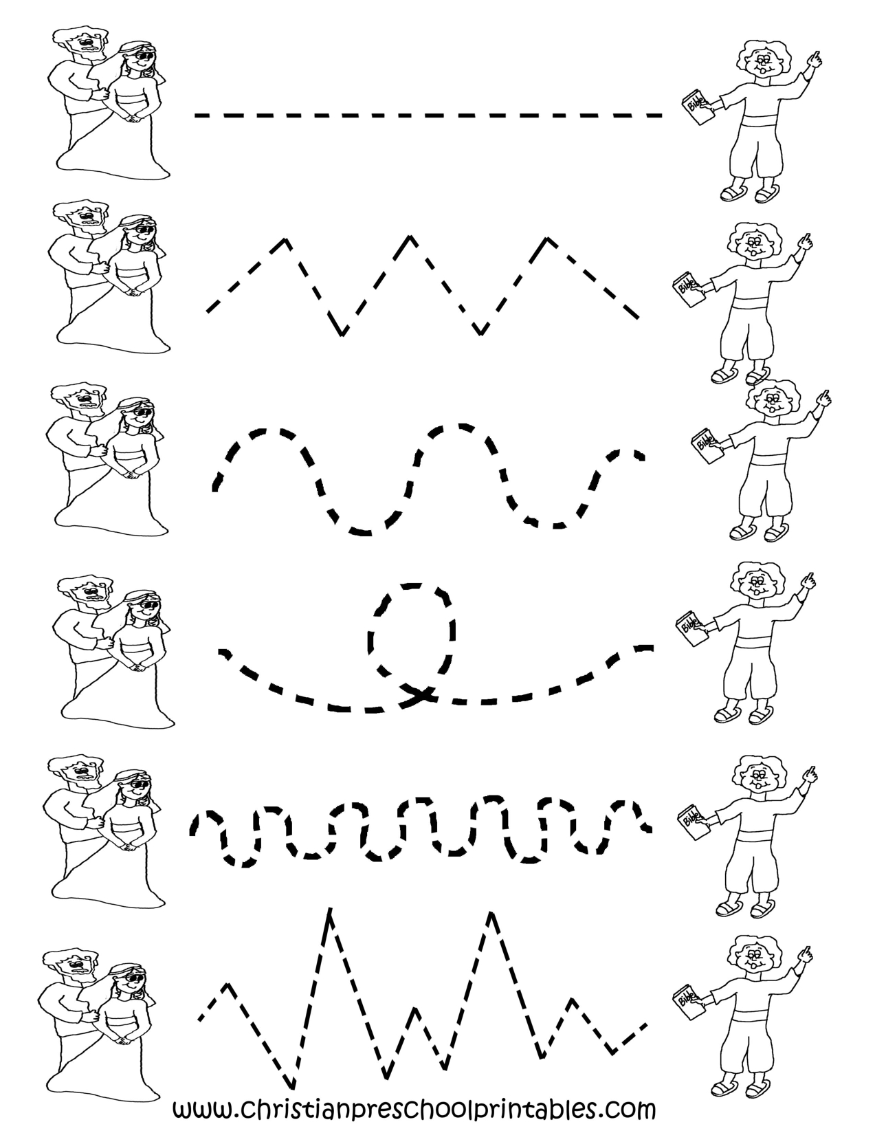 Image Detail For -Preschool Tracing Worksheets | Preschool Ideas | Printable Tracing Worksheets