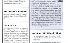 Image Result For Impulse Control Activities And Worksheets | Free Printable Self Control Worksheets