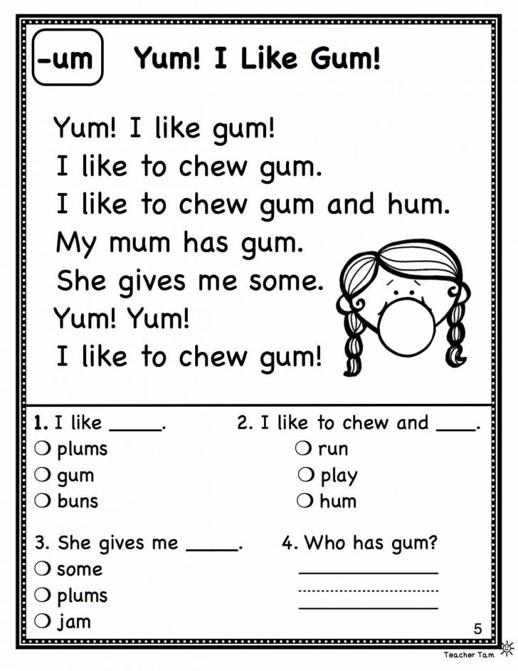 First Grade Worksheets English