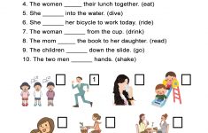 Irregular Past Tense Verbs Worksheet - All Esl | Free Printable Verb Worksheets For Kindergarten