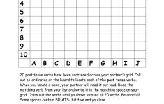 Irregular Verbs Game Worksheet - Free Esl Printable Worksheets Made | Printable Barrier Games Worksheets