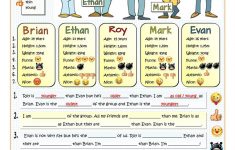 It's Cool To Be Different - Comparative Worksheet - Free Esl | Comparative Worksheets Printable