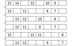 Kindergarten Counting Worksheet - Sequencing To 15 | Free Printable Math Worksheets