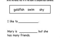 Kindergarten Grammar Worksheet For Kids Printable | Teaching | Kindergarten Ela Printable Worksheets