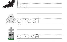 Kindergarten Halloween Spelling Worksheet Printable | Free Halloween | Free Printable Halloween Worksheets