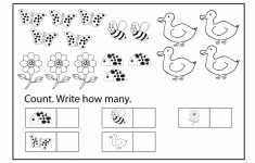 Kindergarten Learning Worksheets – With Free Addition Also English | Free Student Worksheets Printables