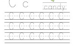 Kindergarten Letter C Writing Practice Worksheet Printable | Free Printable Preschool Worksheets Letter C