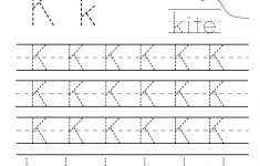Kindergarten Letter K Writing Practice Worksheet Printable | Life | Letter K Worksheets Printable