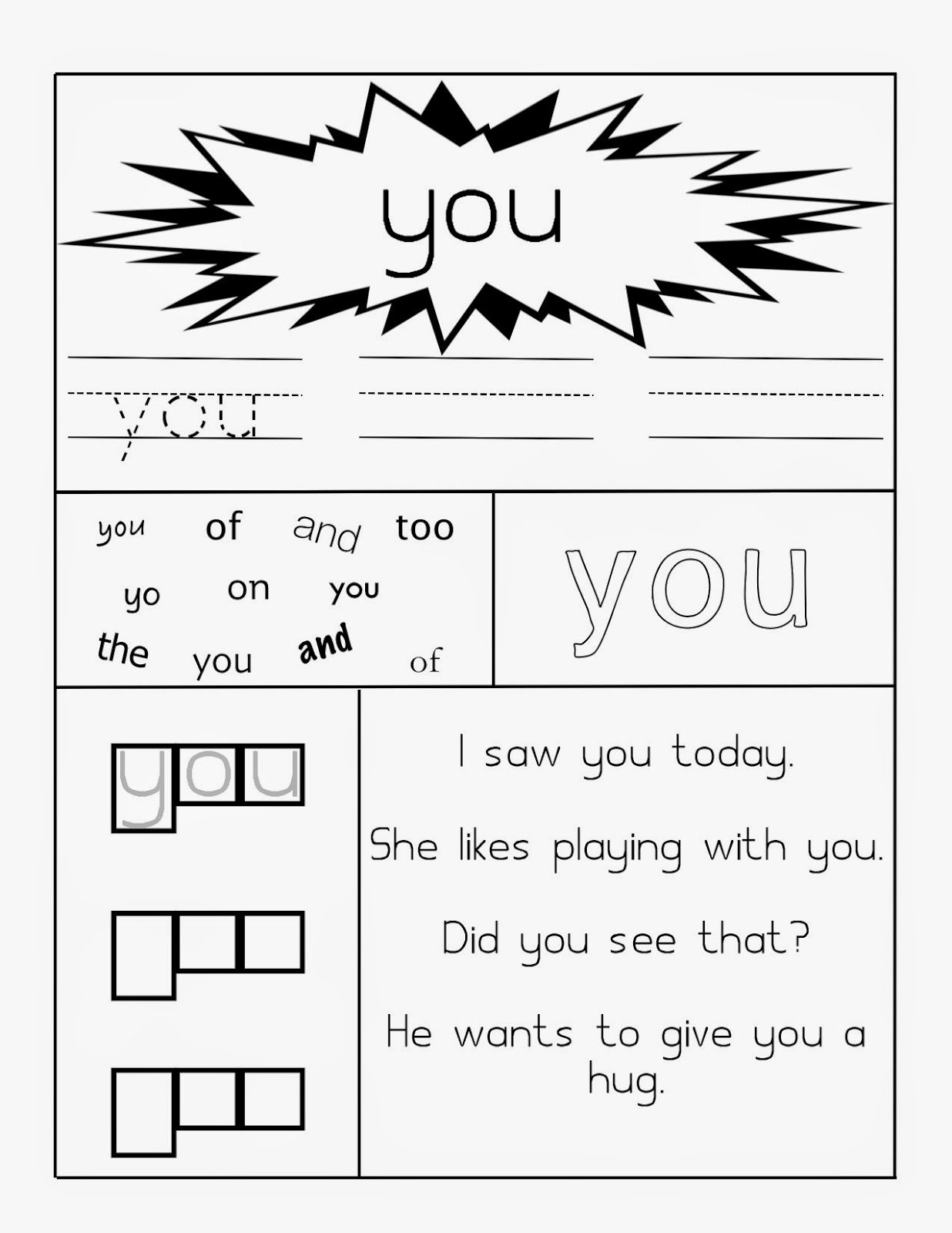 Learning Through Mom Sight Word Worksheets Free Printables | Dolch Words Worksheets Free Printable