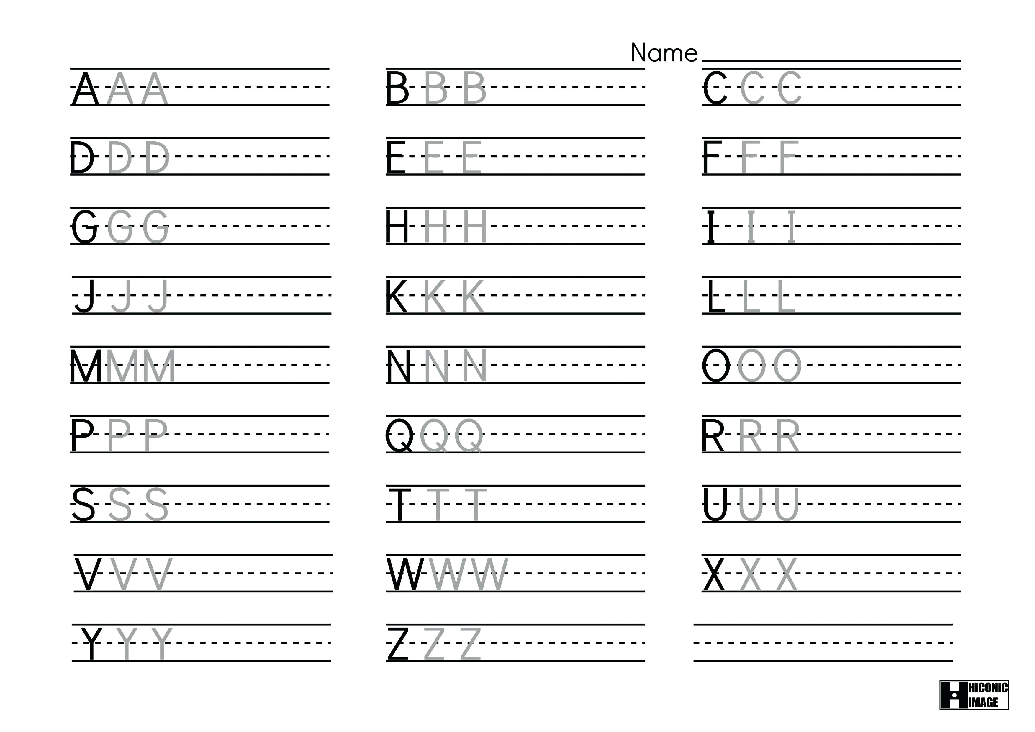 Printable Alphabet Handwriting Worksheets Lexia s Blog