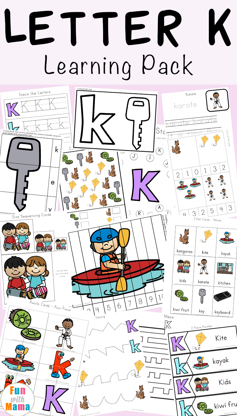 Letter K Worksheets - Fun With Mama | Free Printable Letter K Worksheets