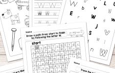 Letter W Worksheets - Alphabet Series - Easy Peasy Learners | Free Printable Letter Recognition Worksheets