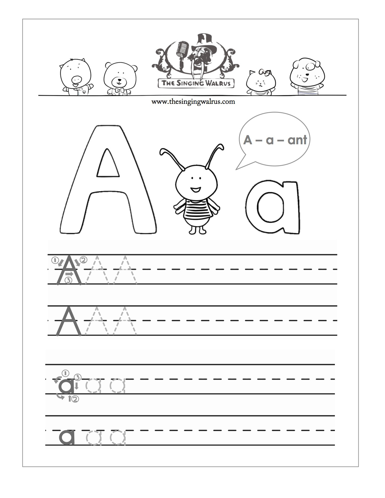 Letters Practice Sheets - Koran.sticken.co | Free Printable Letter Writing Worksheets
