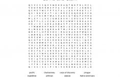 Lewis And Clark Word Search - Wordmint | Lewis And Clark Printable Worksheets