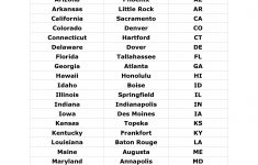 List Of States And Capitals And Abbreviations - Google Search | Us States And Capitals Printable Worksheets