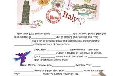 Lucy Is Going To Italy Worksheet - Free Esl Printable Worksheets | Italian Worksheets For Beginners Printable
