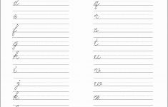 Manuscript Alphabet Practice Sheets – Cgcprojects – Resume | Manuscript Printable Worksheets