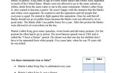 Martin Luther King Worksheet - Free Esl Printable Worksheets Made | Martin Luther King Free Printables Worksheets
