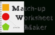 Matching Worksheet Maker: Create Custom Printable Worksheets | Printable Worksheet Maker