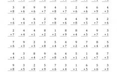 Math Worksheet: Kindergarten Math Facts Worksheets. Igcse Syllabus | Timed Math Facts Worksheets Printable