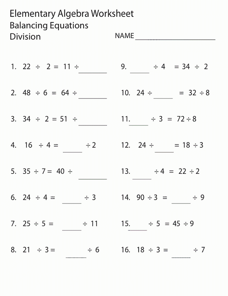 Algebra 9Th Grade Algebra Worksheets Free Printable Linear 9Th Grade Algebra Worksheets Free