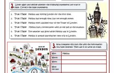 Melissa's Trip To London Worksheet - Free Esl Printable Worksheets | London Worksheets Printable